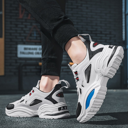 男鞋2025年新款秋季潮流百搭运动休闲鞋超火增高ins老爹潮鞋夏季 - 图2