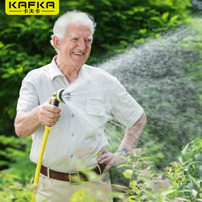 卡夫卡园林浇花喷头园艺浇水神器浇菜水管洒水喷水器花洒水枪套装 - 图2