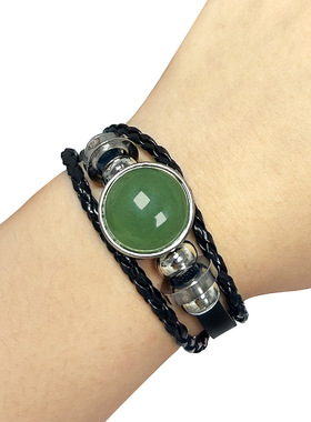 天然水晶玛瑙编织手链手串