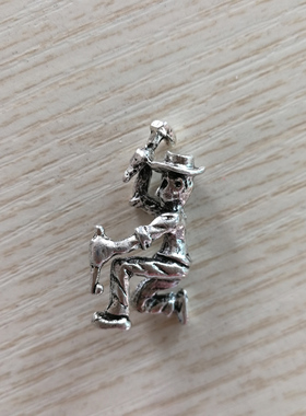 各种合金小矿工人偶摆件