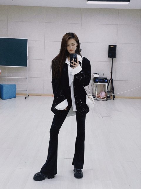 Zhao Lulusi same style high waist trousers