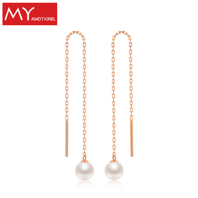 正品S925纯银天然淡水珍珠耳环O字链耳线耳饰纯银女式气质防过敏,淘宝优惠券,粉丝福利购,淘宝优惠卷