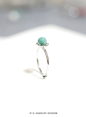 ifu品牌糖豆系列之925925银戒指