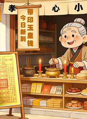 【加厚带印】玉皇钱中元寒衣节黄裱纸大捆印制烧后留字清明节包邮