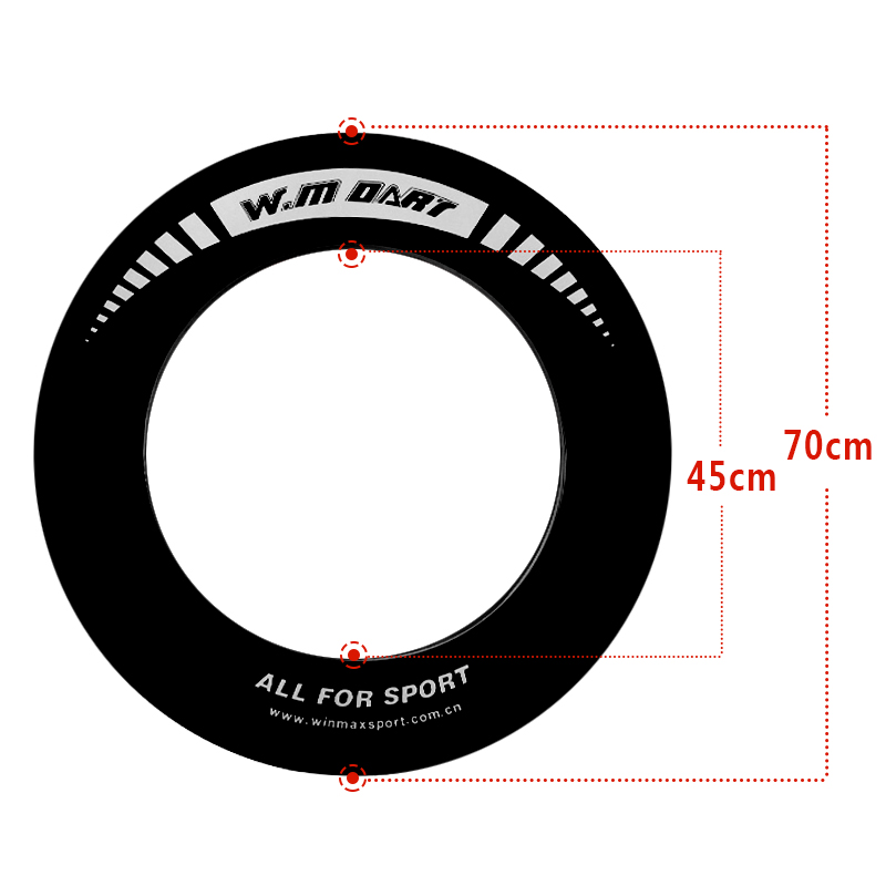 WIN.MAX专业飞镖墙垫 保护圈 18英寸飞镖盘通用PU一体成型 护墙圈 - 图1