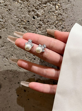 FRIDAYJEWELRY百搭锆石灵动珍珠