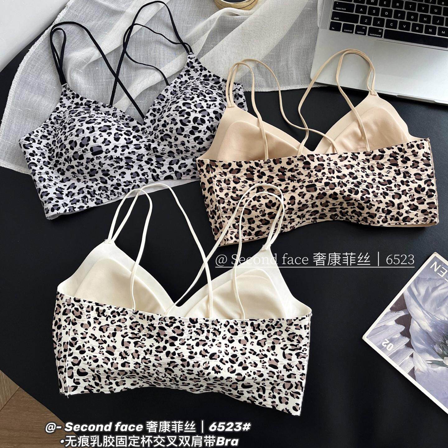 枫之欣6523法式蕾丝吊带背心女内搭带胸垫美背性感外穿抹胸豹纹风,淘宝优惠券,粉丝福利购,淘宝优惠卷