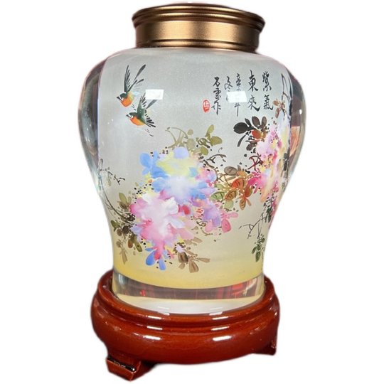 Crystal tea practical hand-painted special gift