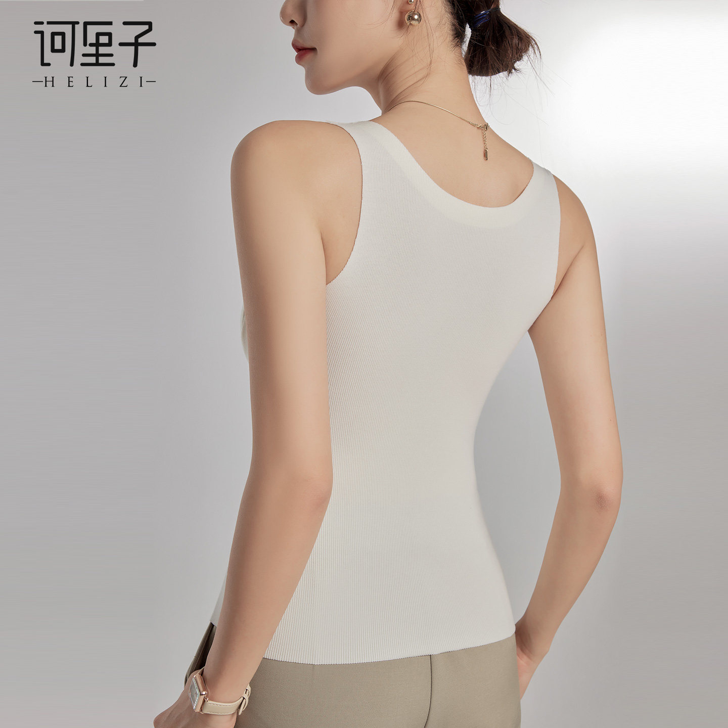 U秋冬无痕发热提拉保暖薄绒磨毛带胸垫一体背心修身打底无袖内衣,淘宝优惠券,粉丝福利购,淘宝优惠卷