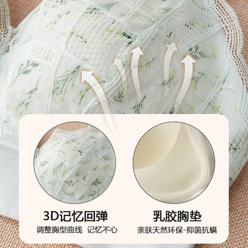 ພາກຮຽນ spring ແລະ summer lace fixed cup ງາມກັບຄືນໄປບ່ອນ bra V sexy bra ທີ່ບໍ່ມີສາຍ bra ຫໍ່ underwear ເຕົ້ານົມສາວ tube ເທິງ bra ບາງ