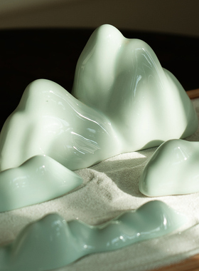 翌贰中式书桌禅意假山民宿