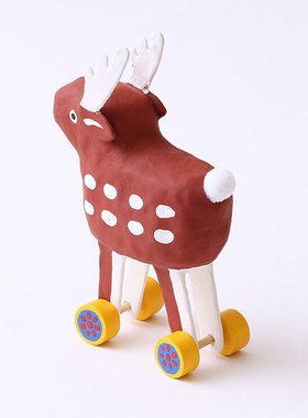 日本 中川政七商店 奈良 乡土玩具 摆件 鹿コロコロ（奈良）