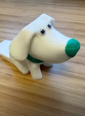 跨境新品 Cute puppy with collar decorative doorstop 小狗门挡