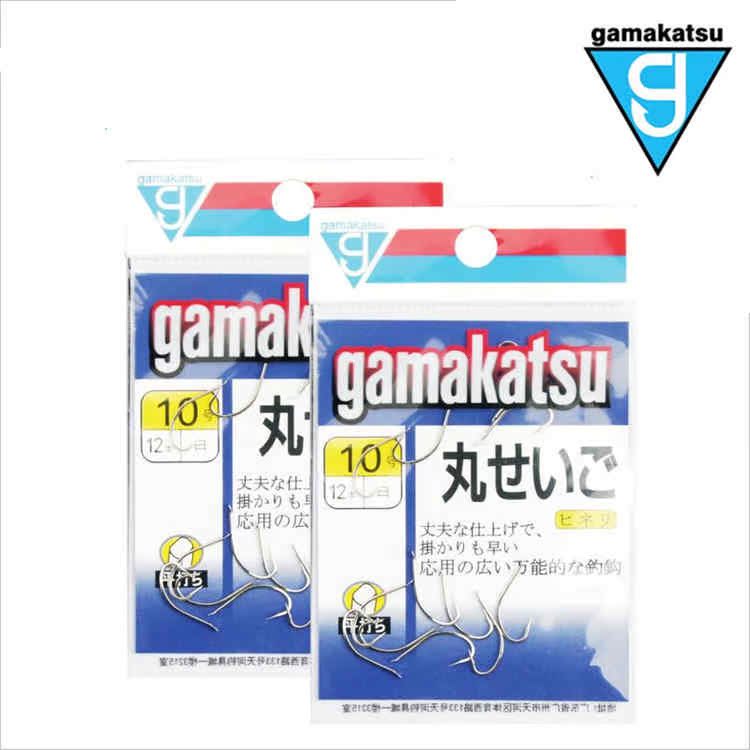 正品伽玛卡兹gamkatsu有倒刺鱼钩丸世（白）鱼钩-图2