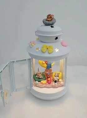 洛特拉烛台礼品猫和老鼠手办儿童