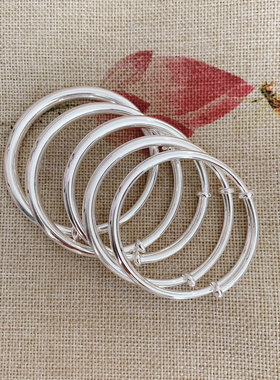 简约情侣足银9999时尚手镯带证书