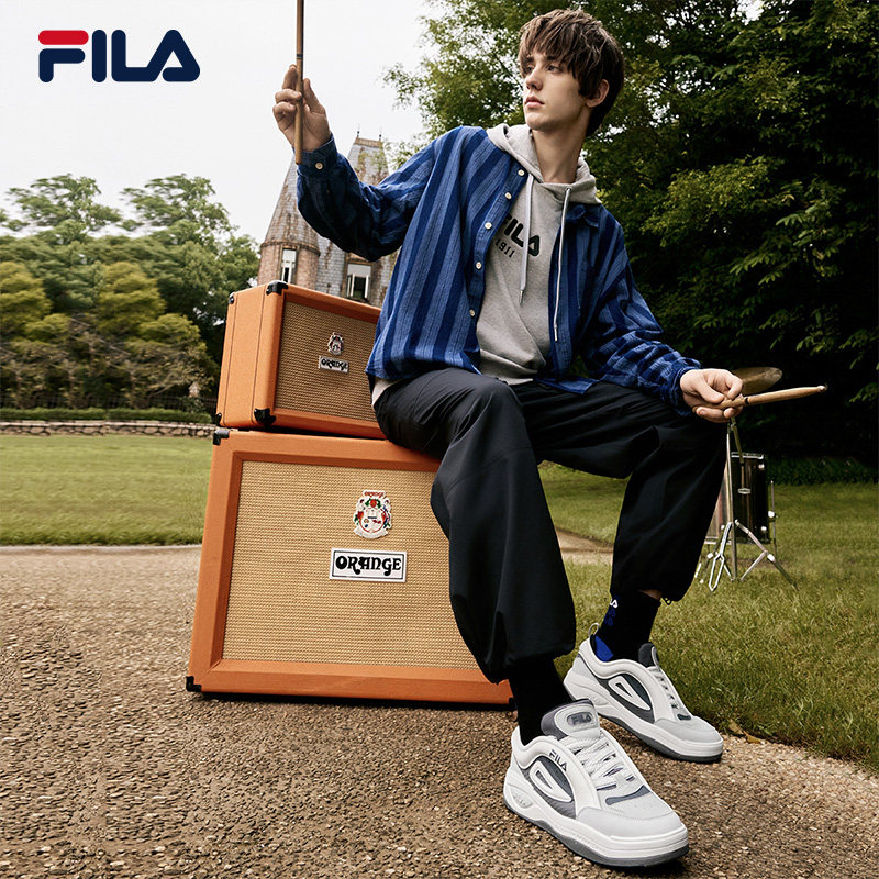 FILA 斐乐官方男鞋MIX 2复古板鞋2024冬季新款舞动鞋休闲鞋运动鞋,淘宝优惠券,粉丝福利购,淘宝优惠卷