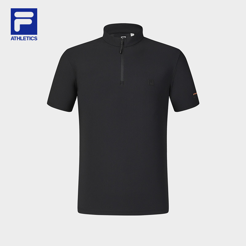 FILA 斐乐官方男子针织短袖衫2024夏新款户外运动凉感防晒基础T恤,淘宝优惠券,粉丝福利购,淘宝优惠卷