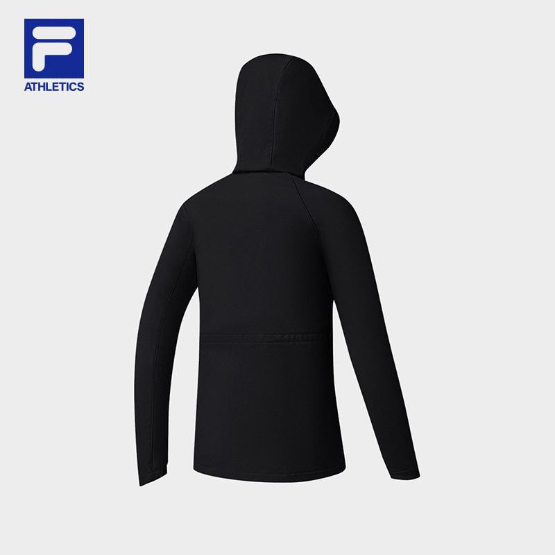 FILA 斐乐官方女士梭织上衣2025冬新款健身运动基础加绒连帽外套,淘宝优惠券,粉丝福利购,淘宝优惠卷
