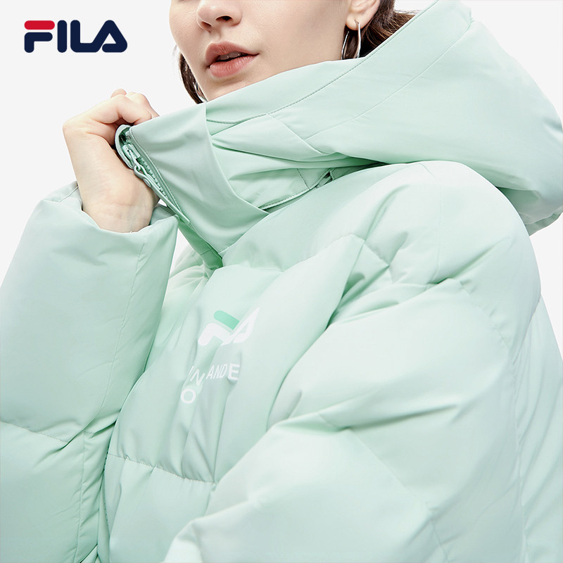 FILA斐乐运动羽绒服男冬季宽松休闲可拆卸连帽情侣简约保暖女外套,淘宝优惠券,粉丝福利购,淘宝优惠卷