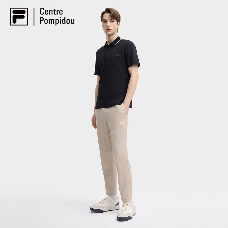 FILA 斐乐官方男子针织短袖POLO衫2024秋季新款时尚休闲纯棉上衣,淘宝优惠券,粉丝福利购,淘宝优惠卷