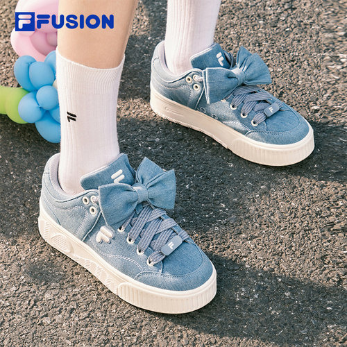 FILA FUSION斐乐潮牌女鞋STACK滑板生活鞋2024秋季新款休闲鞋板鞋 - 图2