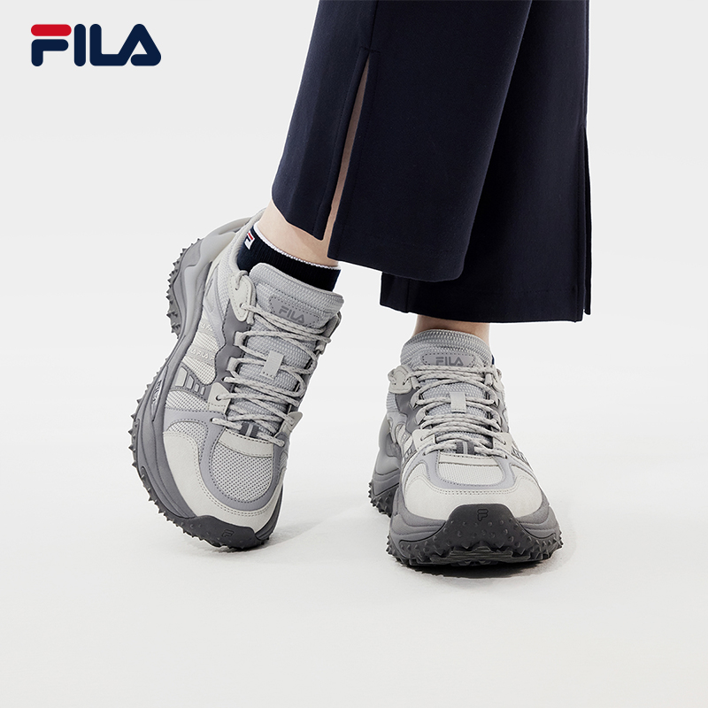 FILA 斐乐官方女鞋SOFIA 3摩登运动鞋2024春新款鱼刺鞋3代休闲鞋 - 图0