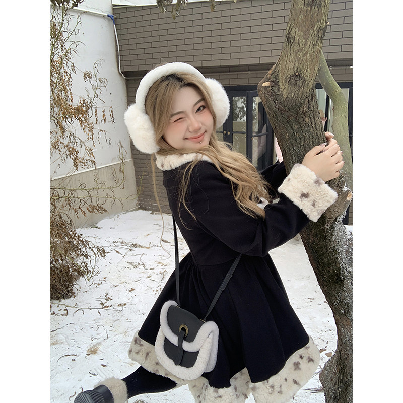 安妮不火 毛茸茸爱心时尚套装女2025秋冬毛领修身显瘦吊带连衣裙,淘宝优惠券,粉丝福利购,淘宝优惠卷