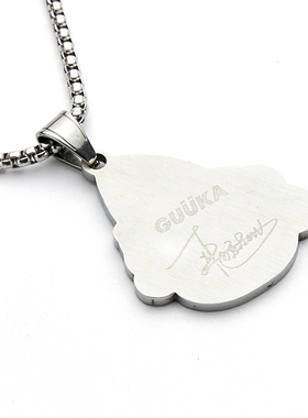 GUUKA潮牌杨悉圣儿联名项链女轻奢小众情侣嘻哈钛钢项链新款配饰