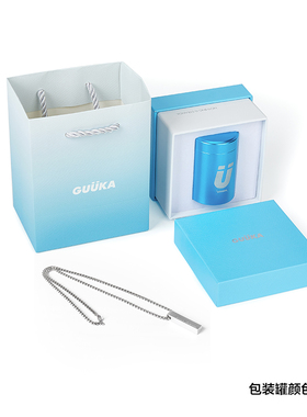 喻言同款项链长方形吊坠钛钢挂件