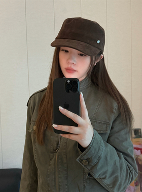 丁走走高级感气质复古时髦骑士帽