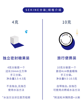 分装祖马小样鼠尾草橙花香氛蜡烛