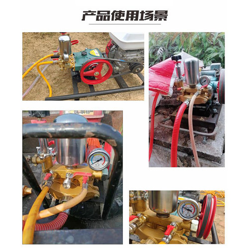 三缸柱塞泵活塞泵压力表打药机喷药器清洗机洗车机清洗机压力表 - 图0
