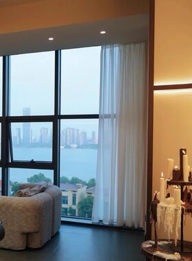 锻记复古铁艺烛台流苏装饰