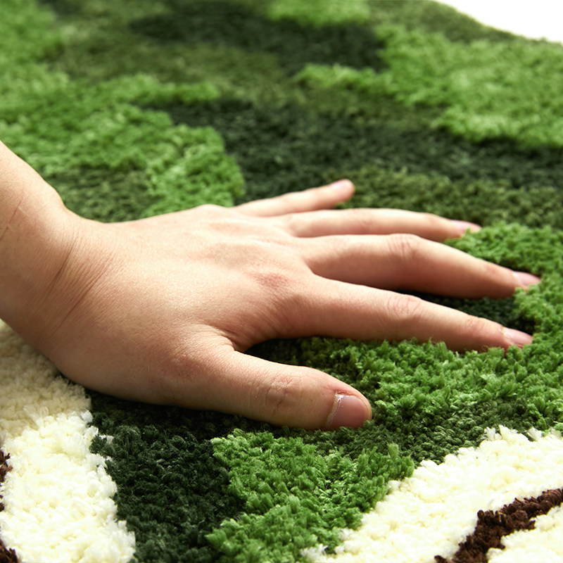 【官方正品】 谢凸XIETU 一卷草皮毛绒地毯 绿色草坪苔藓立体