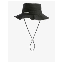 Jacquemus Le Bob Artichaut logo emblared fishermans hat man