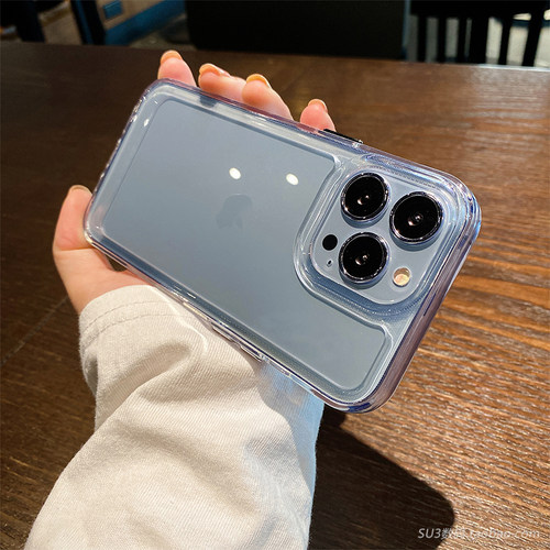 高级透黑亚克力适用S22三星S21+手机壳A54透明s20fe简约A53厚硬s23Ultra新款s23+硬壳s24Ultra潮男女34 - 图2