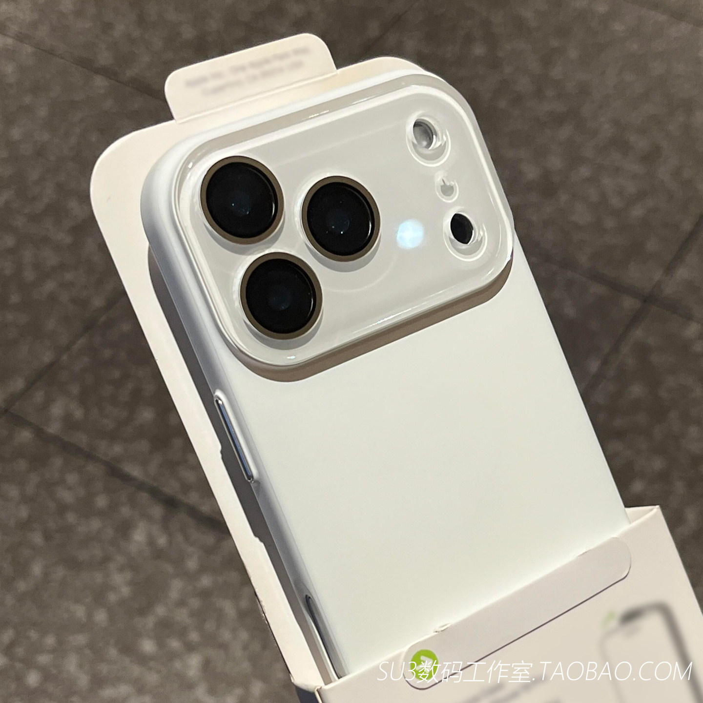 薰衣草紫色硬壳适用iPhone17苹果17pro手机壳max全包16plus带一体水晶镜头膜15高级感14超薄13防摔Air网红12 - 图1