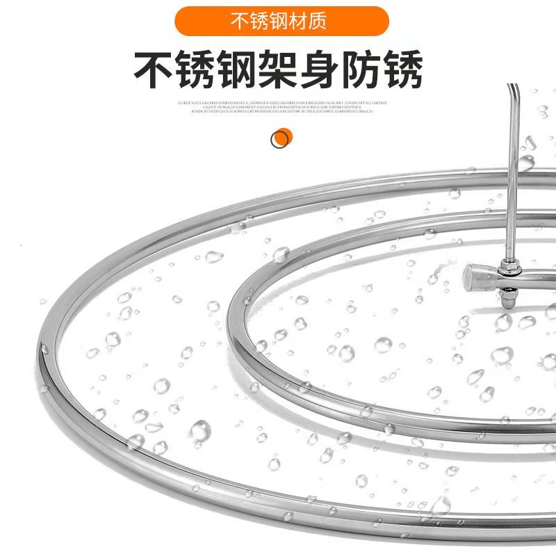 不锈钢螺旋式衣架多功能晾衣架晒被子神器网红晒衣架阳台晾衣架_子琪美妆工具_收纳整理