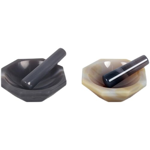 天然玛瑙研钵实验室用研磨研钵棒50/80/100/120/200研钵实验 - 图3