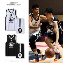 2K jersey custom new resistant high basketball suit suit male high school student team sports American race suit double face