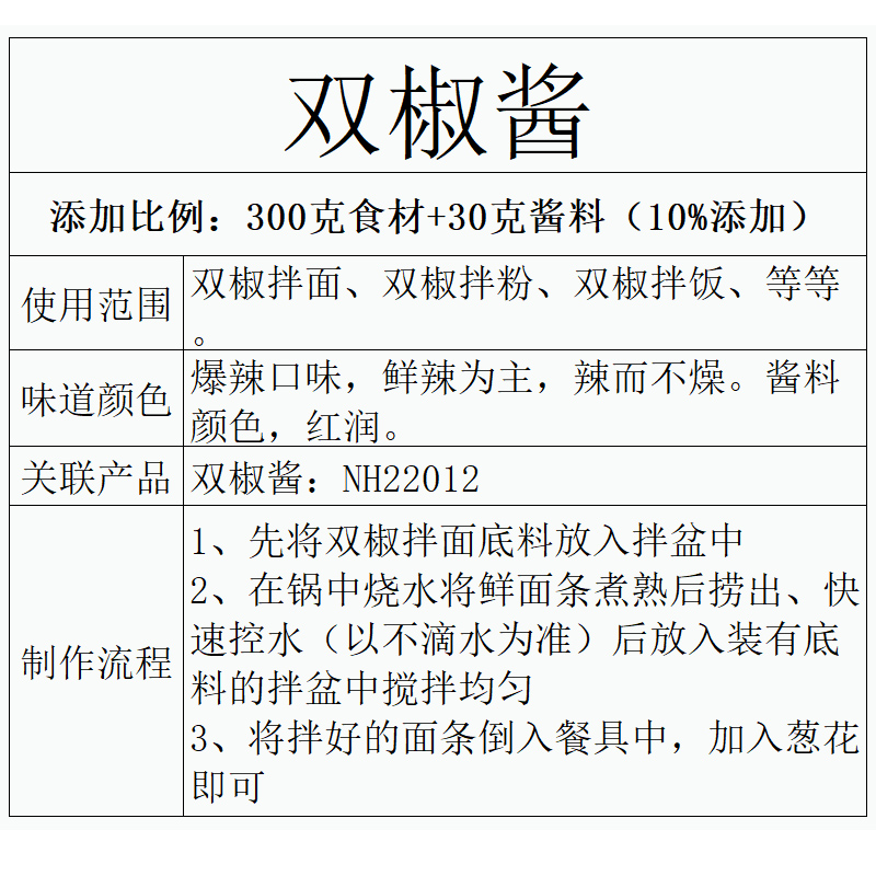 特味浓双椒酱商用1kg彩椒酱蒜蓉辣椒酱剁椒酱拌饭酱下饭菜辣酱料-图1