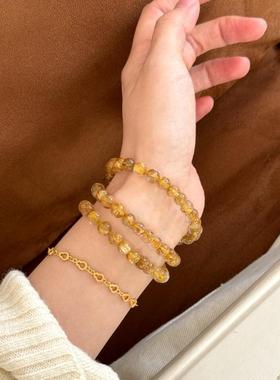 心心相印百搭小众蕾丝手饰新中式