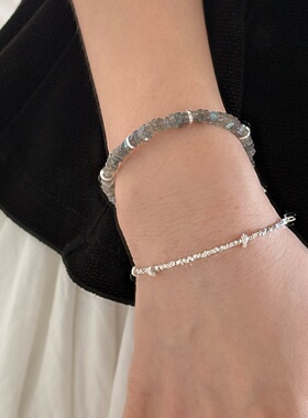 新中式S925纯银OT扣手链