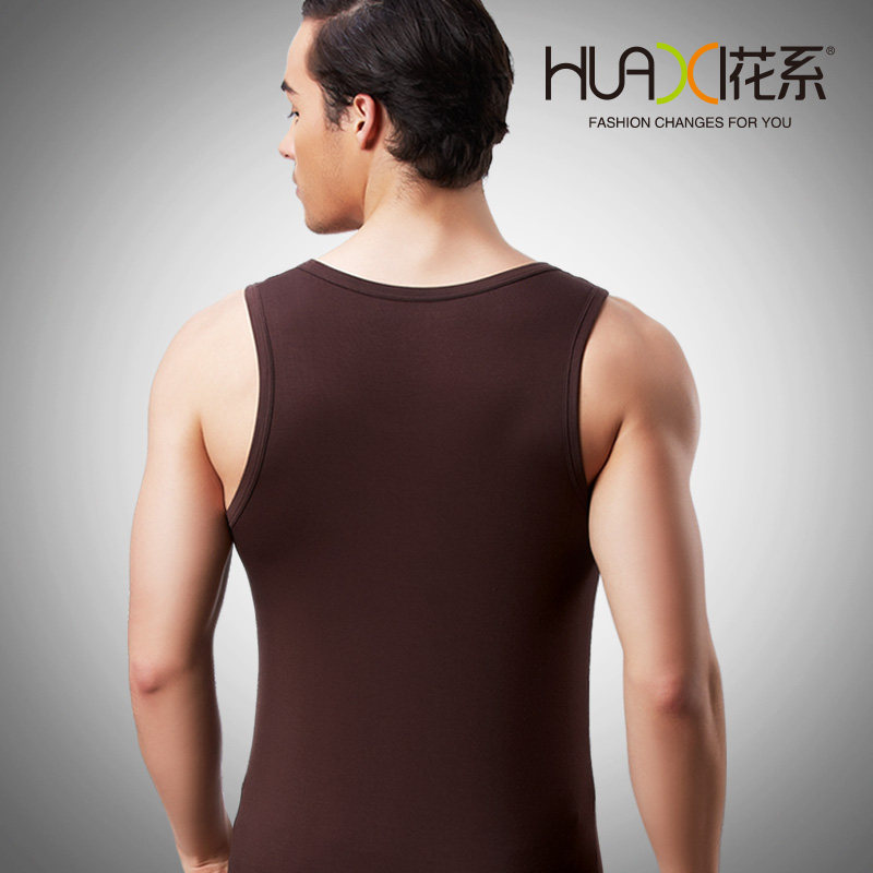 花系男士紧身莫代尔上身夏季潮内衣 花系吊带/背心/T恤