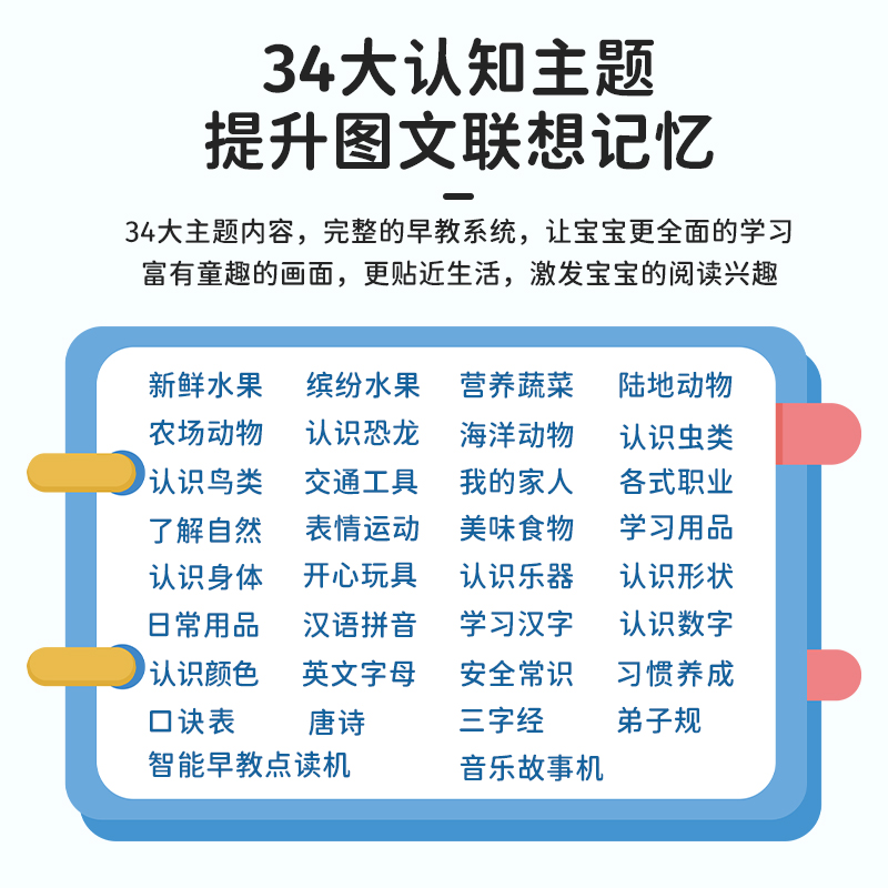 乐乐鱼会说话的双语早教有声书智慧鱼益智早教书孩悦时光粤语早教 - 图1