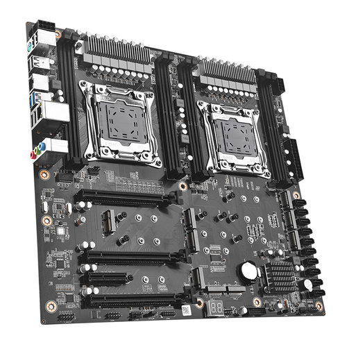 算力主板X99X双路PLUS主板LGA2011-3处理器DDR4内存6PCIE显卡插槽 - 图0