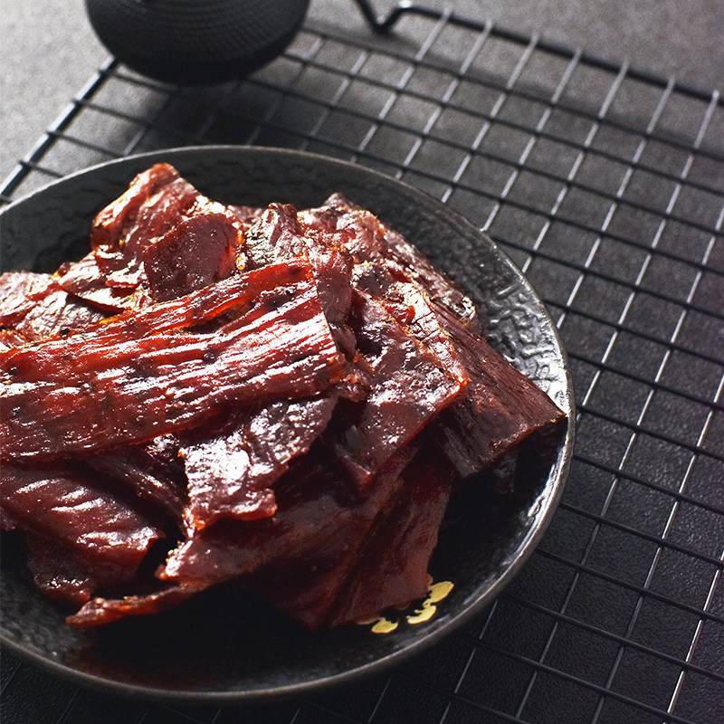 双鱼烤牛肉片268g手撕特产牛肉干 双鱼食品牛肉类
