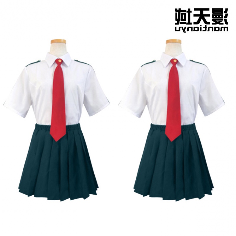 我的英雄学院cos服轰焦冻绿谷出久丽日御茶子校服cosply银雄学院-图2