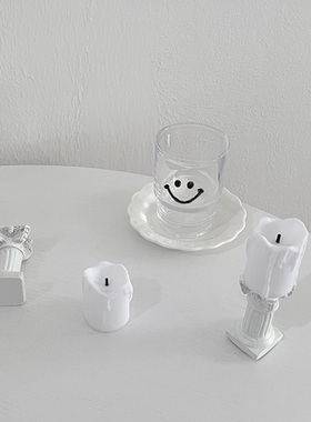 日韩风电子蜡烛拍照道具桌面摆件